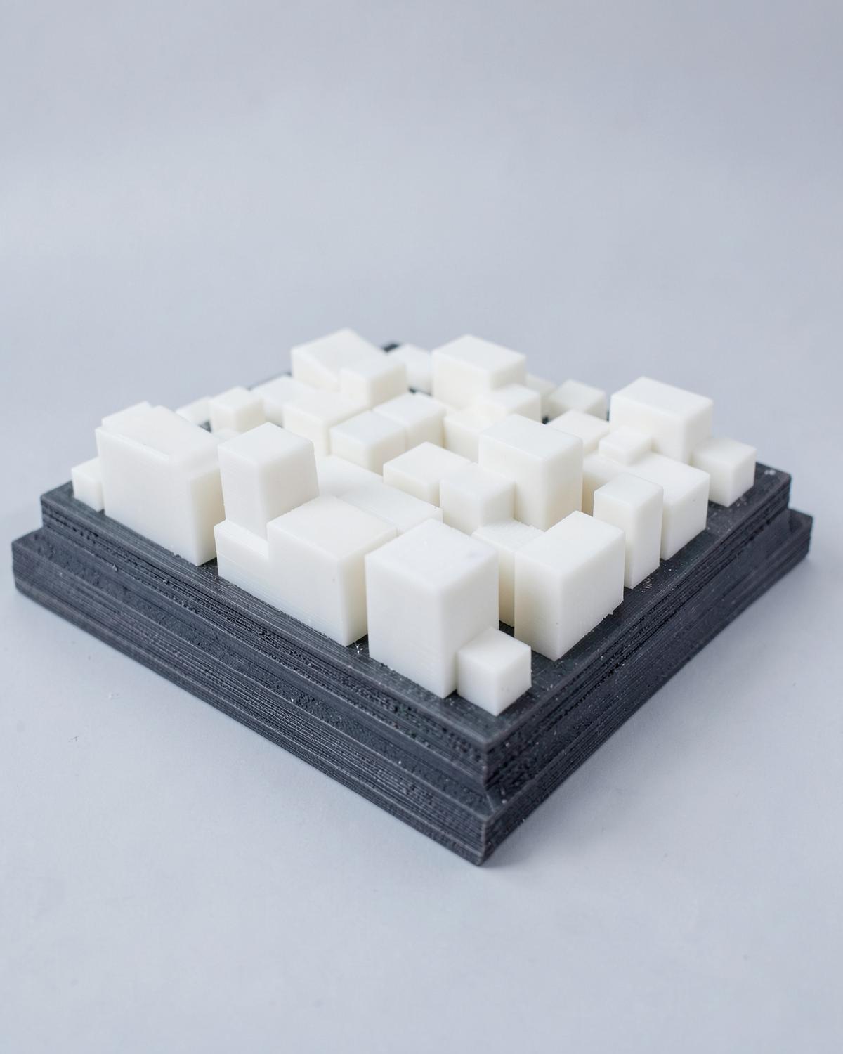 Malha Urbana — Quadra urbana extrudada em volume